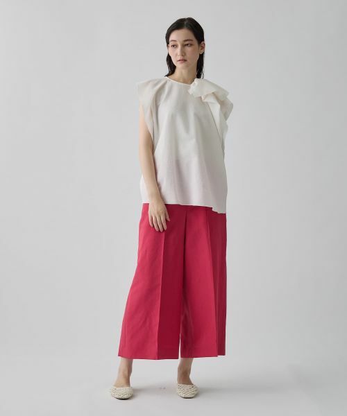 LANVIN COLLECTION / ランバン コレクション シャツ・ブラウス | アシンメトリー ドレープブラウス | 詳細11