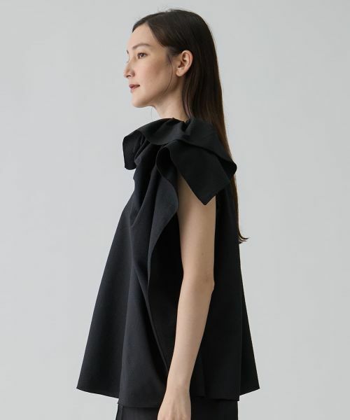 LANVIN COLLECTION / ランバン コレクション シャツ・ブラウス | アシンメトリー ドレープブラウス | 詳細13