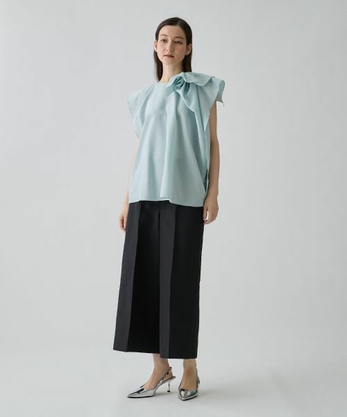 LANVIN COLLECTION / ランバン コレクション シャツ・ブラウス | アシンメトリー ドレープブラウス | 詳細6
