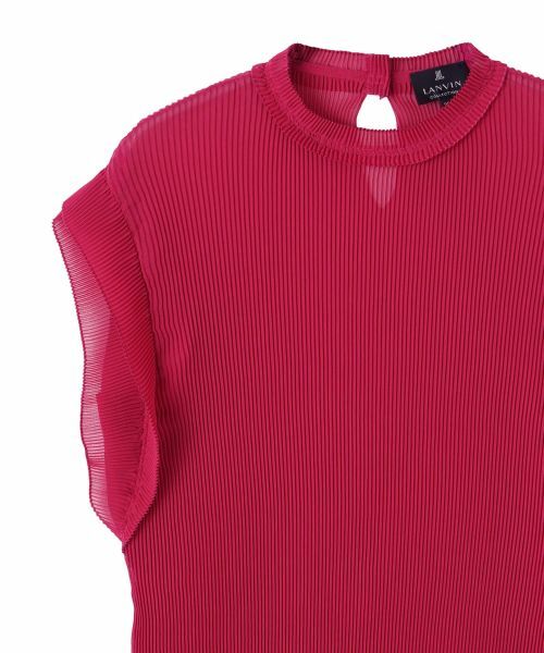 LANVIN COLLECTION / ランバン コレクション シャツ・ブラウス | 変形フレンチスリーブ プリーツブラウス | 詳細19