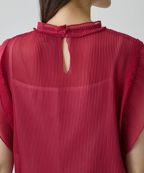 LANVIN COLLECTION / ランバン コレクション シャツ・ブラウス | 変形フレンチスリーブ プリーツブラウス | 詳細4