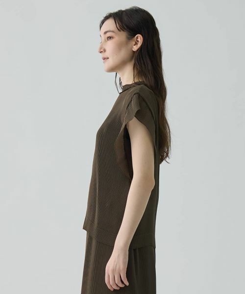 LANVIN COLLECTION / ランバン コレクション シャツ・ブラウス | 変形フレンチスリーブ プリーツブラウス | 詳細7