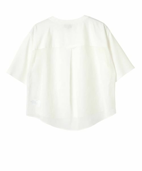 LANVIN COLLECTION / ランバン コレクション カットソー | ジャージ×オーガンジー ハイブリッドカットソー | 詳細11