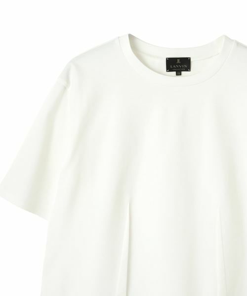 LANVIN COLLECTION / ランバン コレクション カットソー | ジャージ×オーガンジー ハイブリッドカットソー | 詳細12