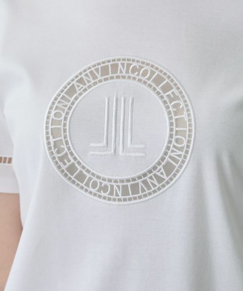 LANVIN COLLECTION / ランバン コレクション カットソー | カットワーク刺繍 エレガントTシャツ | 詳細10