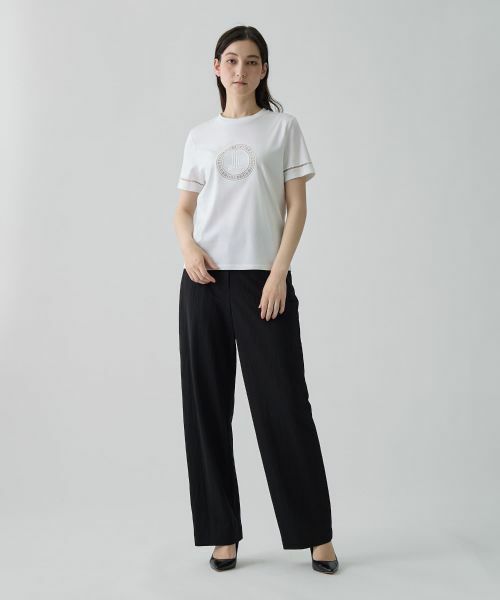 LANVIN COLLECTION / ランバン コレクション カットソー | カットワーク刺繍 エレガントTシャツ | 詳細11