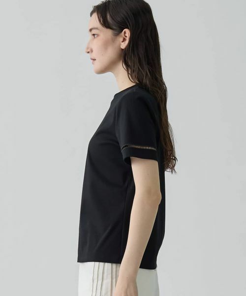 LANVIN COLLECTION / ランバン コレクション カットソー | カットワーク刺繍 エレガントTシャツ | 詳細13