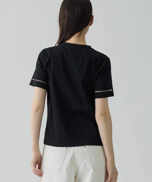 LANVIN COLLECTION / ランバン コレクション カットソー | カットワーク刺繍 エレガントTシャツ | 詳細14