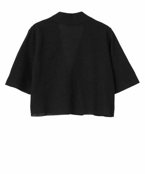 LANVIN COLLECTION / ランバン コレクション テーラードジャケット | ラミーブレンド ドライニットジャケット | 詳細12