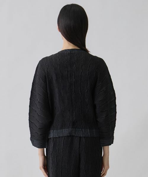LANVIN COLLECTION / ランバン コレクション テーラードジャケット | 一体裁断ドルマン・ライトジャケット | 詳細10