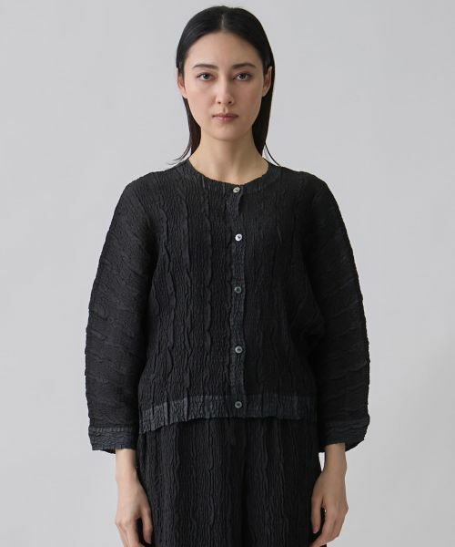 LANVIN COLLECTION / ランバン コレクション テーラードジャケット | 一体裁断ドルマン・ライトジャケット | 詳細8