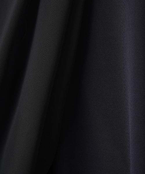 LANVIN COLLECTION / ランバン コレクション ドレス | 変形袖デザイン・アセテートワンピース | 詳細7