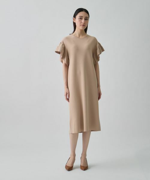 LANVIN COLLECTION / ランバン コレクション ドレス | ミラノリブ・立体フレアワンピース | 詳細1