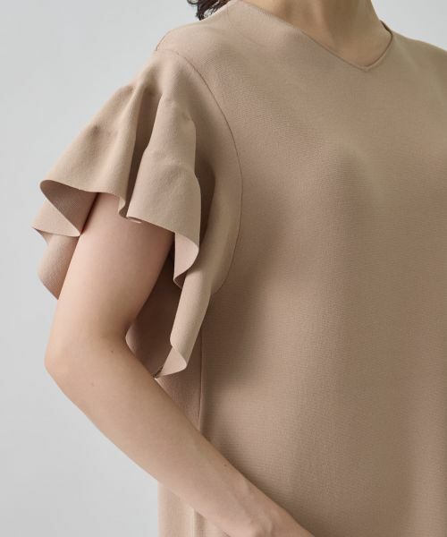 LANVIN COLLECTION / ランバン コレクション ドレス | ミラノリブ・立体フレアワンピース | 詳細4