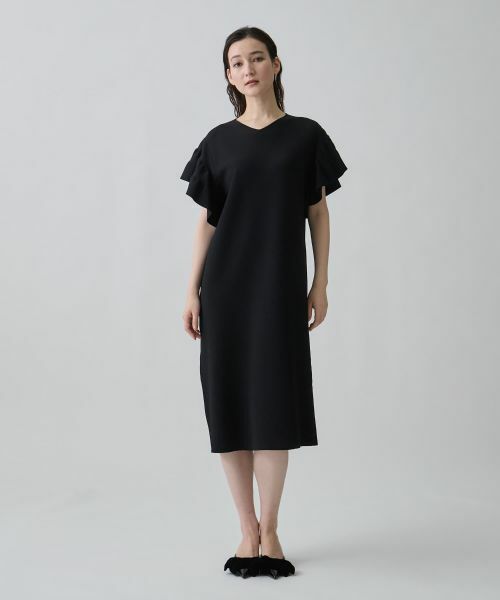 LANVIN COLLECTION / ランバン コレクション ドレス | ミラノリブ・立体フレアワンピース | 詳細5
