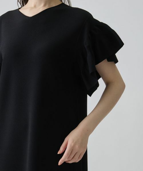 LANVIN COLLECTION / ランバン コレクション ドレス | ミラノリブ・立体フレアワンピース | 詳細8