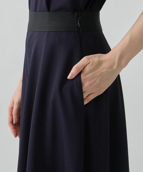 LANVIN COLLECTION / ランバン コレクション その他パンツ | グログランヘム・フレアフレキシブルパンツ | 詳細11