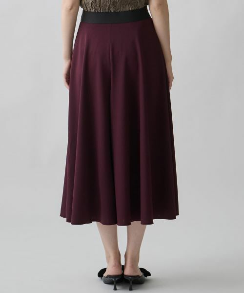 LANVIN COLLECTION / ランバン コレクション その他パンツ | グログランヘム・フレアフレキシブルパンツ | 詳細3