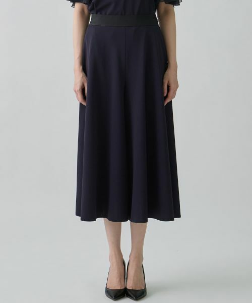 LANVIN COLLECTION / ランバン コレクション その他パンツ | グログランヘム・フレアフレキシブルパンツ | 詳細8