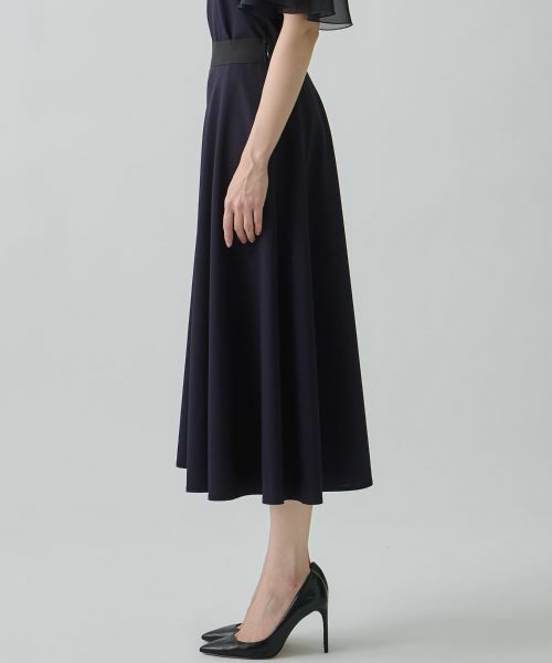LANVIN COLLECTION / ランバン コレクション その他パンツ | グログランヘム・フレアフレキシブルパンツ | 詳細9