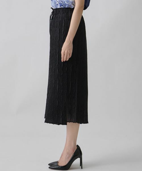 LANVIN COLLECTION / ランバン コレクション その他パンツ | プリーツワイドパンツ | 詳細2