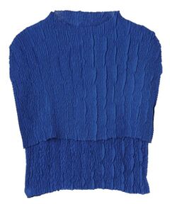 LANVIN COLLECTION / ランバン コレクション シャツ・ブラウス | ケープ付き・刺繍プリーツブラウス