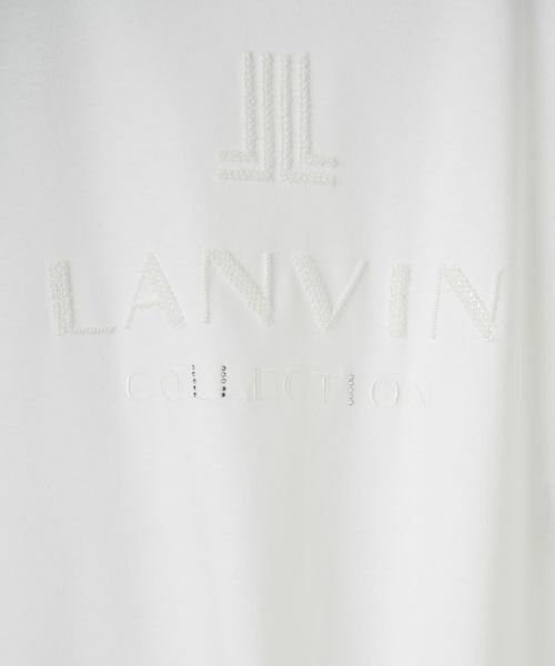 LANVIN COLLECTION / ランバン コレクション カットソー | 桐生立体刺繍・高密度スムースカットソー | 詳細11