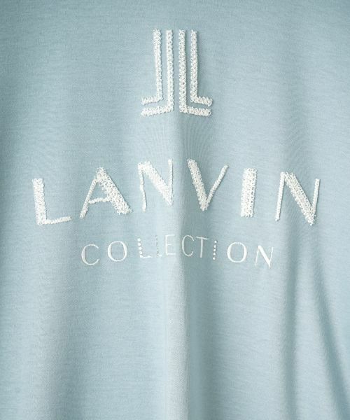 LANVIN COLLECTION / ランバン コレクション カットソー | 桐生立体刺繍・高密度スムースカットソー | 詳細15