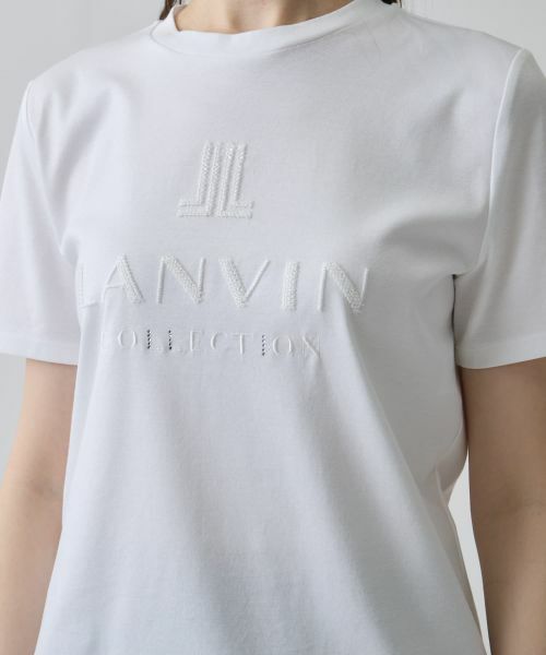 LANVIN COLLECTION / ランバン コレクション カットソー | 桐生立体刺繍・高密度スムースカットソー | 詳細4