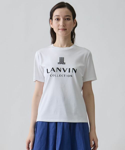 LANVIN COLLECTION / ランバン コレクション カットソー | 桐生立体刺繍・高密度スムースカットソー | 詳細6