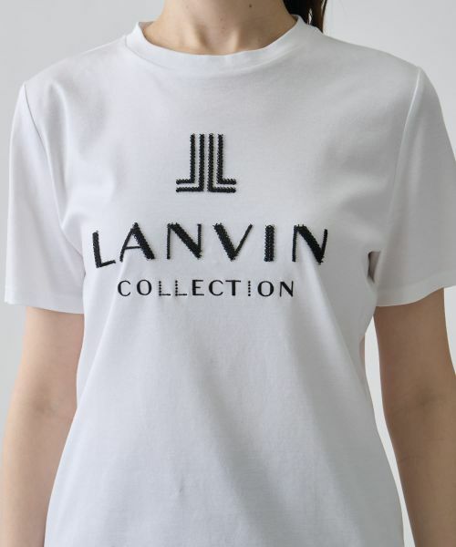 LANVIN COLLECTION / ランバン コレクション カットソー | 桐生立体刺繍・高密度スムースカットソー | 詳細9
