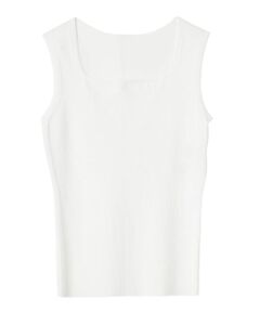 LANVIN COLLECTION / ランバン コレクション カットソー | スクエアネック・ストレッチリブカットソー