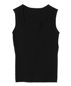 LANVIN COLLECTION / ランバン コレクション カットソー | スクエアネック・ストレッチリブカットソー