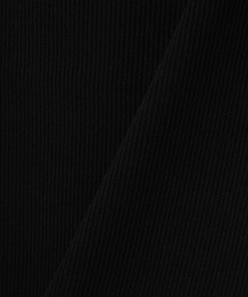 LANVIN COLLECTION / ランバン コレクション カットソー | スクエアネック・ストレッチリブカットソー | 詳細1