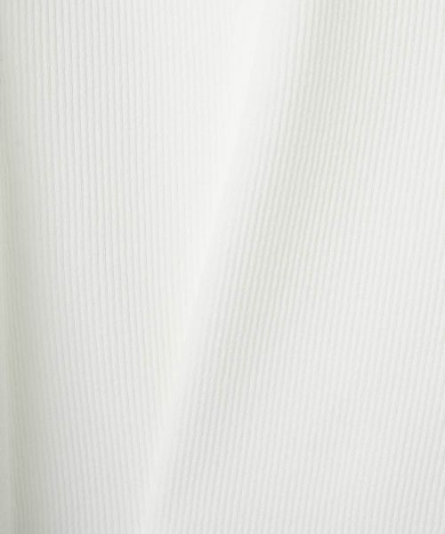 LANVIN COLLECTION / ランバン コレクション カットソー | スクエアネック・ストレッチリブカットソー | 詳細4