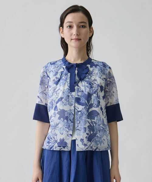 LANVIN COLLECTION / ランバン コレクション ニット・セーター | リボンモチーフ・ニットカーディガン | 詳細1