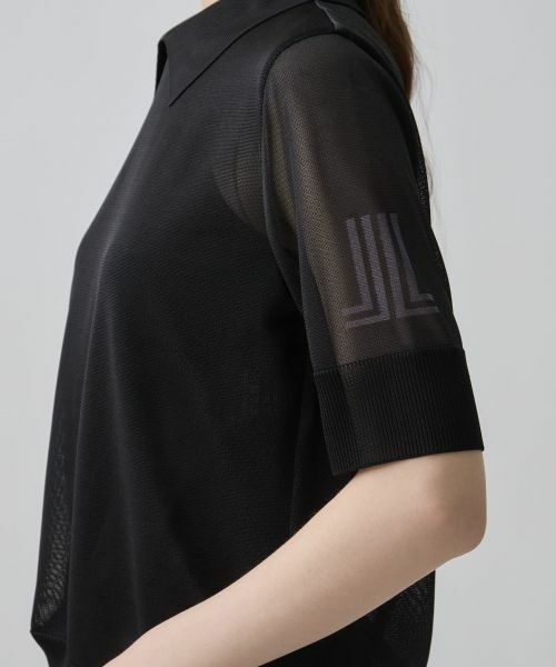 LANVIN COLLECTION / ランバン コレクション ニット・セーター | 添え糸編みロゴ・ハイゲージニット | 詳細10