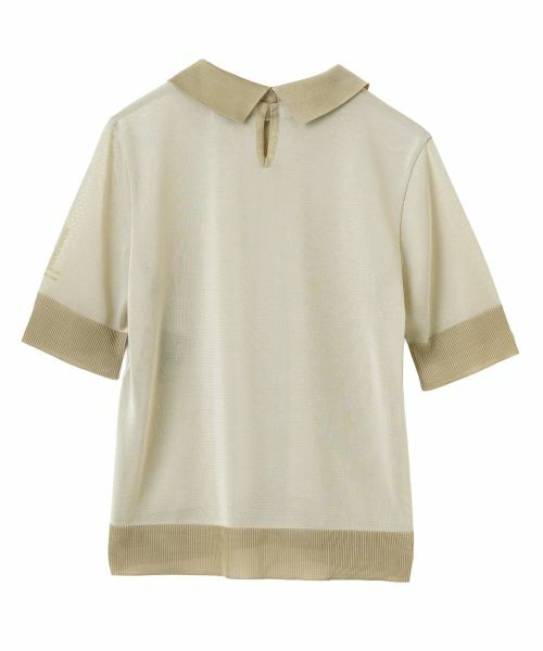 LANVIN COLLECTION / ランバン コレクション ニット・セーター | 添え糸編みロゴ・ハイゲージニット | 詳細12