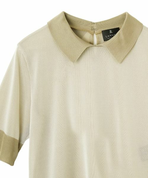 LANVIN COLLECTION / ランバン コレクション ニット・セーター | 添え糸編みロゴ・ハイゲージニット | 詳細13