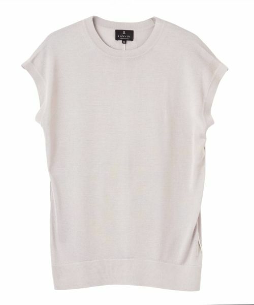 LANVIN COLLECTION / ランバン コレクション ニット・セーター | ウォッシャブル・カーリングテープニット（グレー）