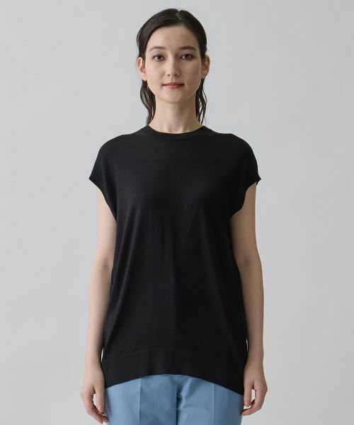 LANVIN COLLECTION / ランバン コレクション ニット・セーター | ウォッシャブル・カーリングテープニット | 詳細11