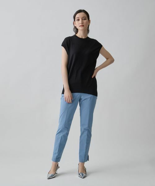 LANVIN COLLECTION / ランバン コレクション ニット・セーター | ウォッシャブル・カーリングテープニット | 詳細15