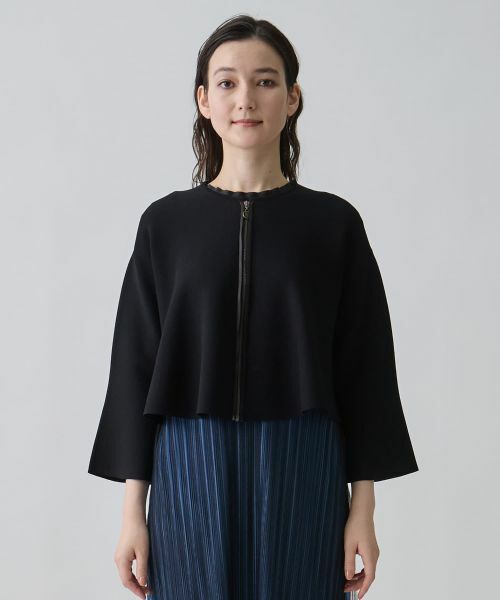 LANVIN COLLECTION / ランバン コレクション テーラードジャケット | ミラノリブ・テーラードニットジャケット | 詳細10