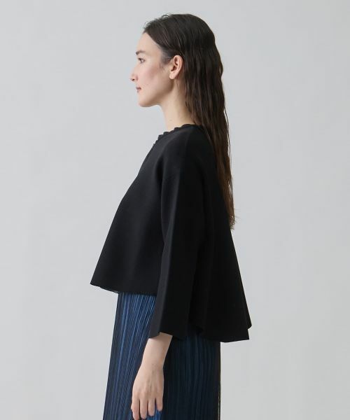 LANVIN COLLECTION / ランバン コレクション テーラードジャケット | ミラノリブ・テーラードニットジャケット | 詳細11