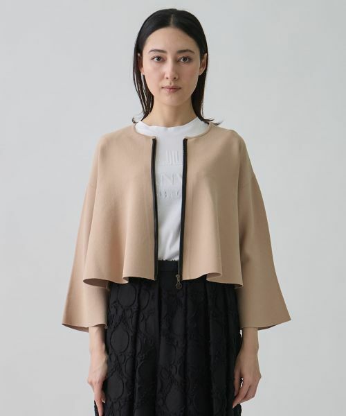LANVIN COLLECTION / ランバン コレクション テーラードジャケット | ミラノリブ・テーラードニットジャケット | 詳細4