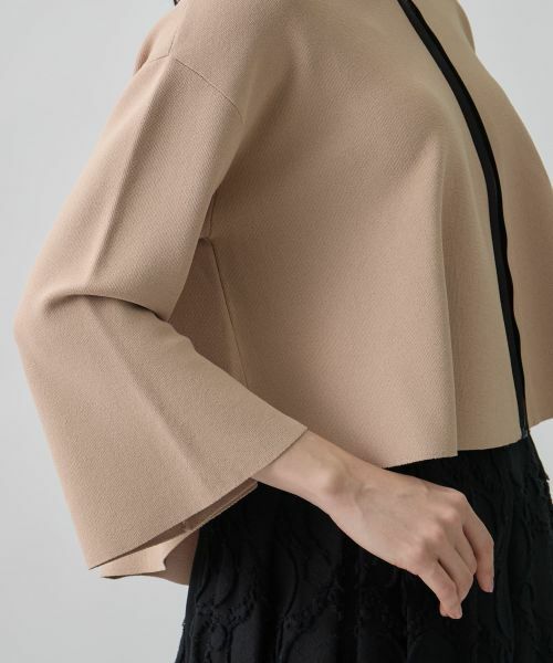 LANVIN COLLECTION / ランバン コレクション テーラードジャケット | ミラノリブ・テーラードニットジャケット | 詳細6
