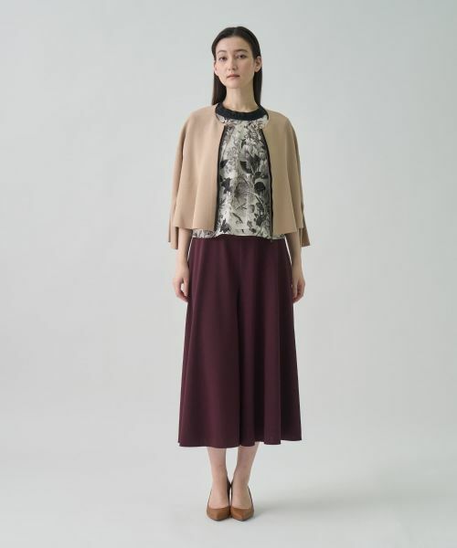 LANVIN COLLECTION / ランバン コレクション テーラードジャケット | ミラノリブ・テーラードニットジャケット | 詳細9