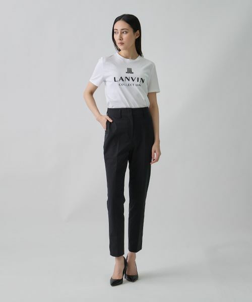 LANVIN COLLECTION / ランバン コレクション その他パンツ | テックスブリッド・ハイゲージニットパンツ | 詳細12