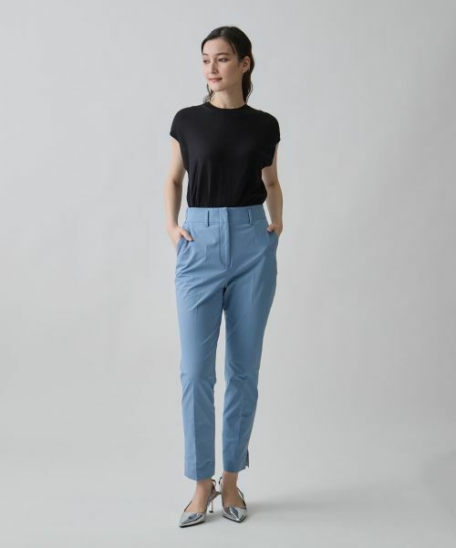LANVIN COLLECTION / ランバン コレクション その他パンツ | テックスブリッド・ハイゲージニットパンツ | 詳細18