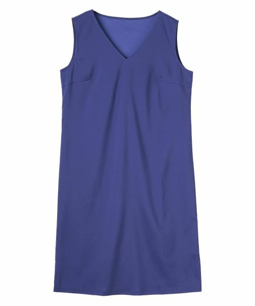 LANVIN COLLECTION / ランバン コレクション ドレス | シルクコットンシアー・ピンキングモチーフワンピース | 詳細11